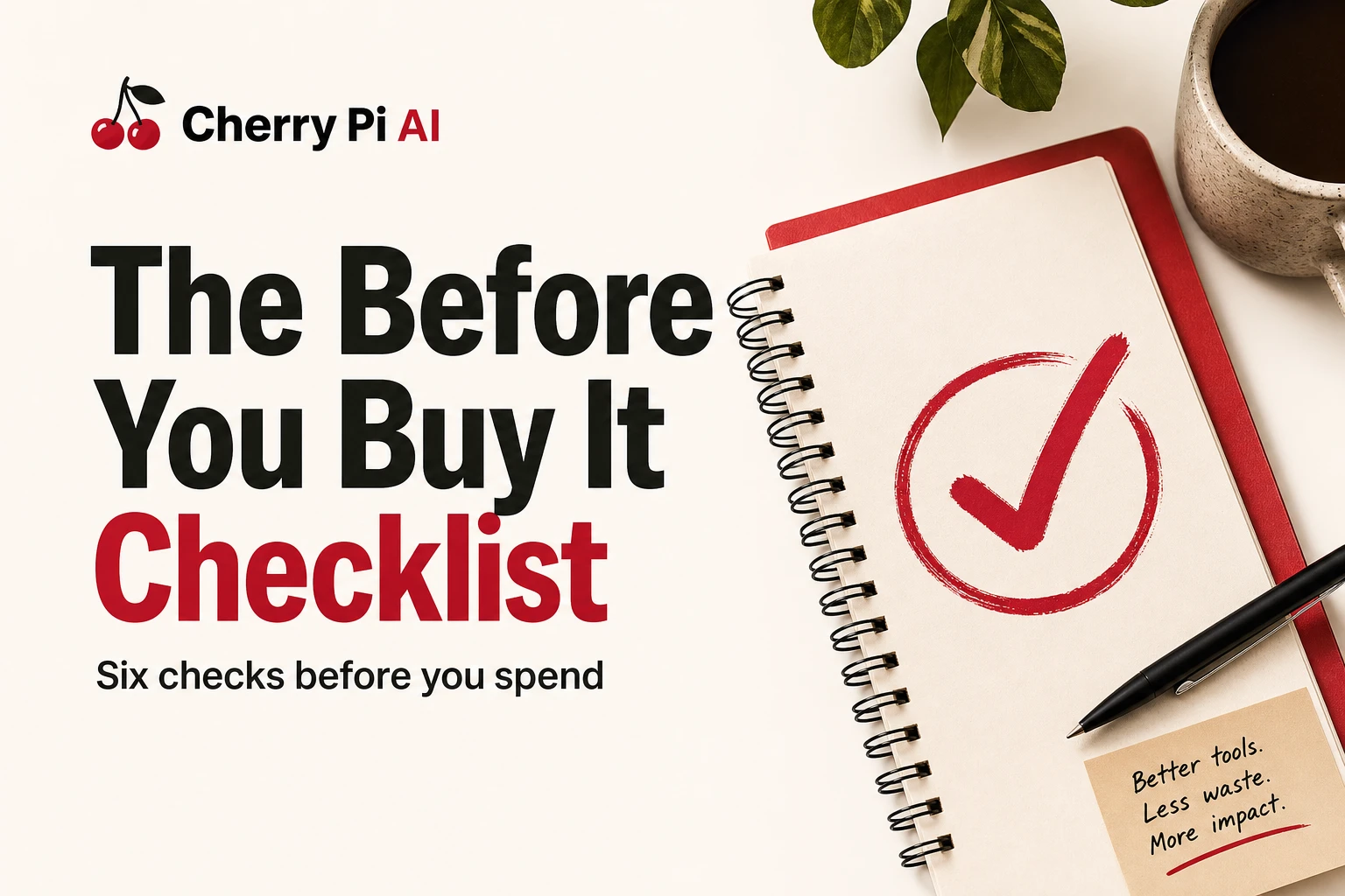 The Before You Buy It Checklist